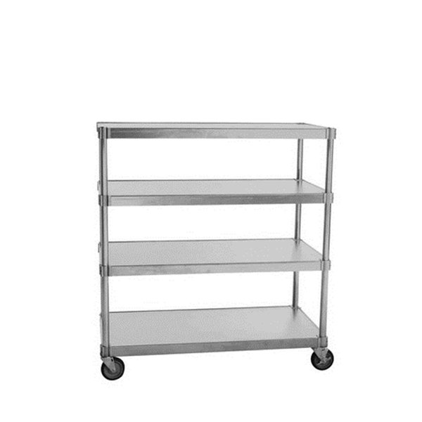 Daphnes Dinnette N206036-4-CHL2 Mobile 4 Tier Queen Mary Shelving Units, 66 x 20 x 36 in. DA2638077